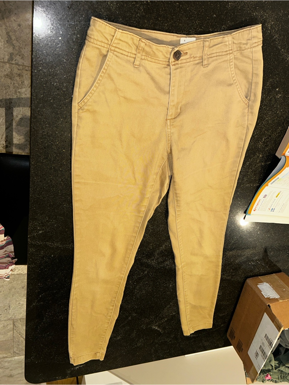 A new day Women's Tan Stretch Casual Jeans